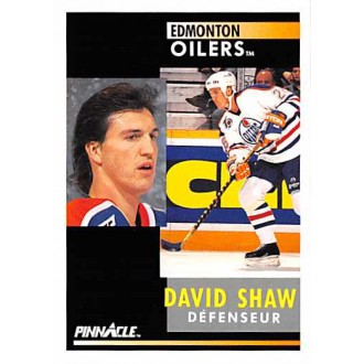 Řadové karty - Shaw David - 1991-92 Pinnacle French No.251