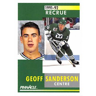 Řadové karty - Sanderson Geoff - 1991-92 Pinnacle French No.309