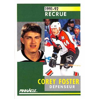 Řadové karty - Foster Corey - 1991-92 Pinnacle French No.332