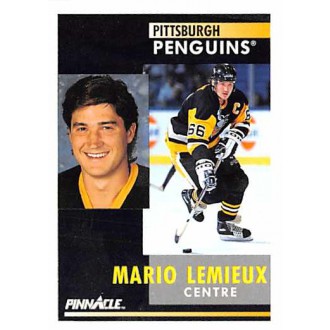 Řadové karty - Lemieux Mario - 1991-92 Pinnacle French No.1