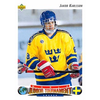 Řadové karty - Karlsson Jakob - 1992-93 Upper Deck No.229