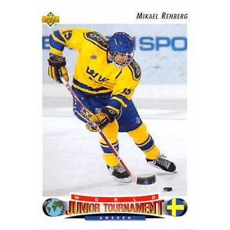 Řadové karty - Renberg Mikael - 1992-93 Upper Deck No.233