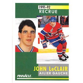 Řadové karty - Leclair John - 1991-92 Pinnacle French No.322