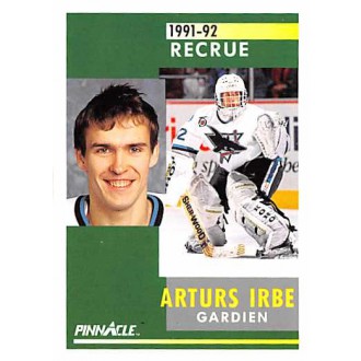 Řadové karty - Irbe Arturs - 1991-92 Pinnacle French No.323