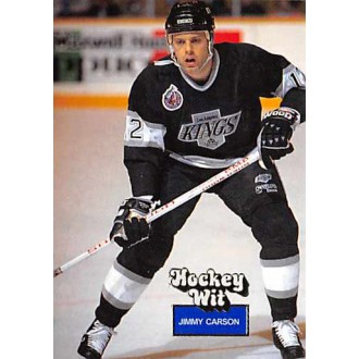 Řadové karty - Carson Jimmy - 1994-95 Hockey Wit No.62
