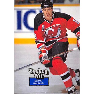 Řadové karty - Nicholls Bernie - 1994-95 Hockey Wit No.64