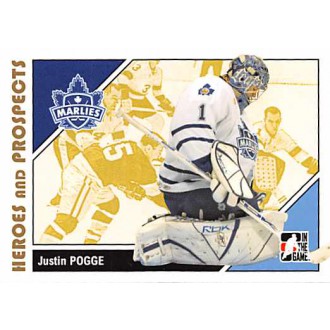 Řadové karty - Pogge Justin - 2007-08 ITG Heroes and Prospects No.19