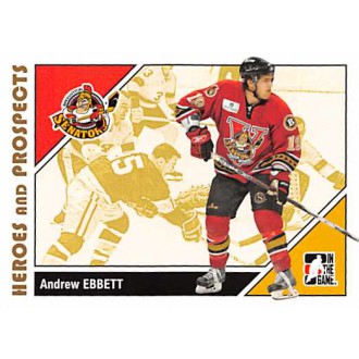 Řadové karty - Ebbett Andrew - 2007-08 ITG Heroes and Prospects No.22