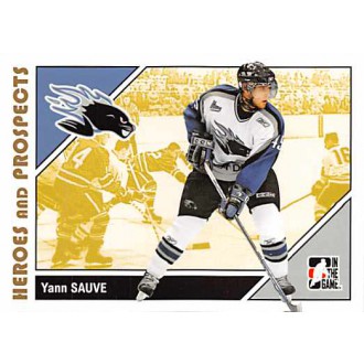 Řadové karty - Sauve Yann - 2007-08 ITG Heroes and Prospects No.50