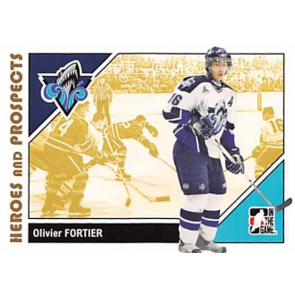 Řadové karty - Fortier Olivier - 2007-08 ITG Heroes and Prospects No.52