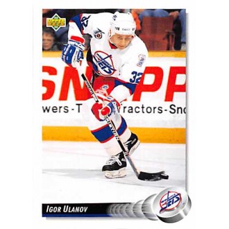 Řadové karty - Ulanov Igor - 1992-93 Upper Deck No.300
