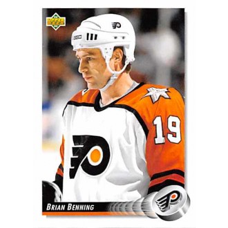 Řadové karty - Benning Brian - 1992-93 Upper Deck No.301