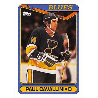 Řadové karty - Cavallini Paul - 1990-91 Topps No.57