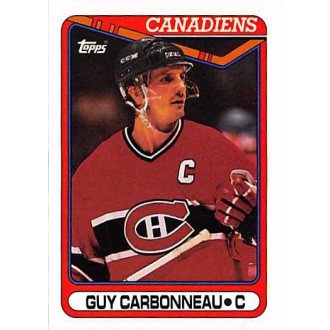 Řadové karty - Carbonneau Guy - 1990-91 Topps No.93