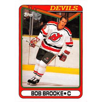 Řadové karty - Brooke Bob - 1990-91 Topps No.105