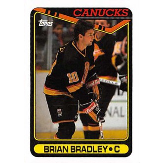 Řadové karty - Bradley Brian - 1990-91 Topps No.115