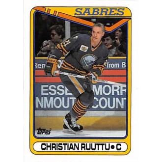 Řadové karty - Ruuttu Christian - 1990-91 Topps No.182