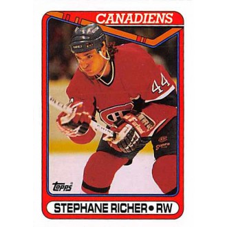 Řadové karty - Richer Stephane - 1990-91 Topps No.186