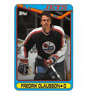 Řadové karty - Olausson Fredrik - 1990-91 Topps No.242