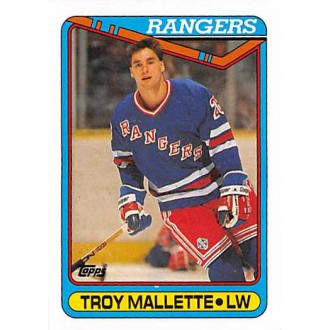 Řadové karty - Mallette Troy - 1990-91 Topps No.277