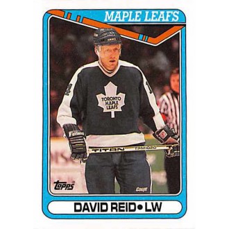Řadové karty - Reid David - 1990-91 Topps No.290