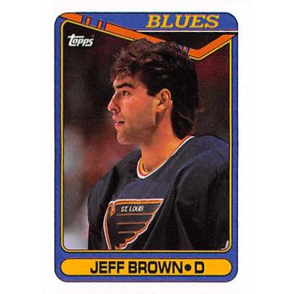 Řadové karty - Brown Jeff - 1990-91 Topps No.295