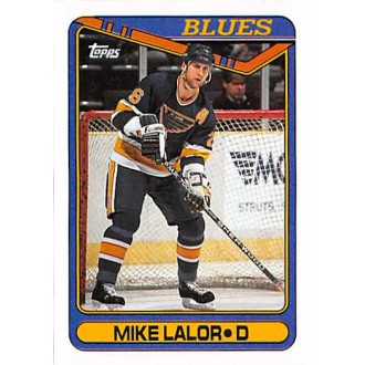 Řadové karty - Lalor Mike - 1990-91 Topps No.341