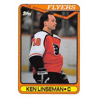 Řadové karty - Linseman Ken - 1990-91 Topps No.345