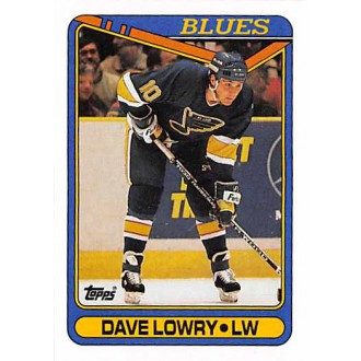 Řadové karty - Lowry Dave - 1990-91 Topps No.370