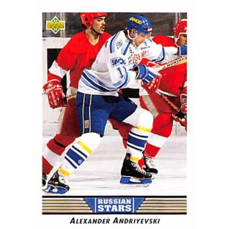 Řadové karty - Andriyevski Alexander - 1992-93 Upper Deck No.342
