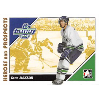 Řadové karty - Jackson Scott - 2007-08 ITG Heroes and Prospects No.71