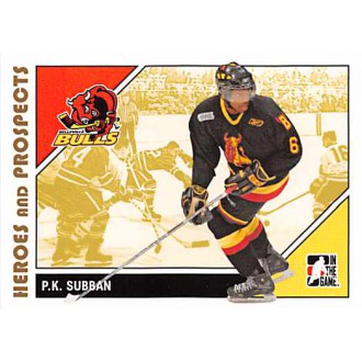 Řadové karty - Subban P.K. - 2007-08 ITG Heroes and Prospects No.77