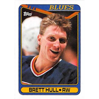 Řadové karty - Hull Brett - 1990-91 Topps No.77
