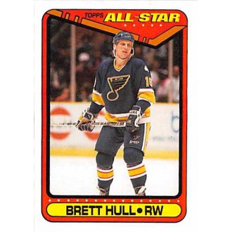 Řadové karty - Hull Brett - 1990-91 Topps No.195