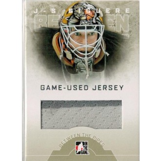 Jersey karty - Giguere Jean-Sebastien - 2008-09 Between The Pipes Jerseys No.GUJ09