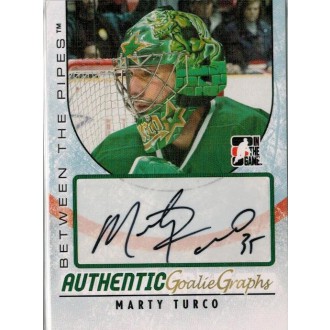 Podepsané karty - Turco Marty - 2007-08 Between The Pipes Autographs  No.A-MT