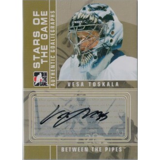 Podepsané karty - Toskala Vesa - 2008-09 Between The Pipes Autographs  No.A-VT