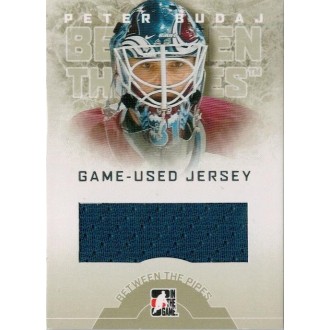 Jersey karty - Budaj Peter - 2008-09 Between The Pipes Jerseys No.GUJ02