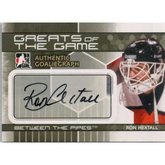 Podepsané karty - Hextall Ron - 2009-10 Between The Pipes Autographs  No.A-RH