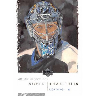 Řadové karty - Khabibulin Nikolai - 2002-03 Artistic Impressions No.80