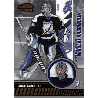 Řadové karty - Khabibulin Nikolai - 2003-04 Invincible No.86