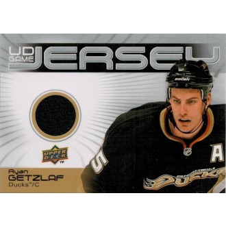 Jersey karty - Getzlaf Ryan - 2010-11 Upper Deck Game Jerseys No.GJ-RG