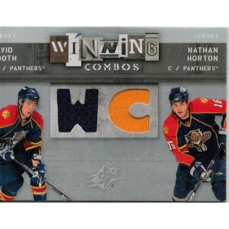 Jersey karty - Booth David, Horton Nathan - 2009-10 SPx Winning Combos No.WC-HB