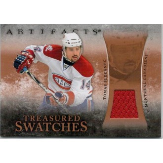 Jersey karty - Plekanec Tomáš - 2010-11 Artifacts Treasured Swatches Retail No.TSR-TP