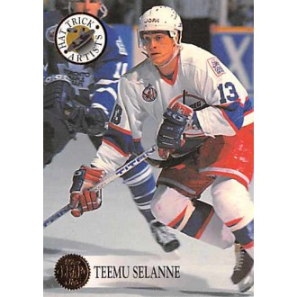 Insertní karty - Selanne Teemu - 1993-94 Leaf Hat Trick Artists No.3