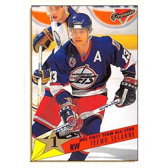 Řadové karty - Selanne Teemu - 1993-94 Topps Premier No.92