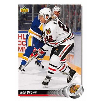Řadové karty - Brown Rob - 1992-93 Upper Deck No.387