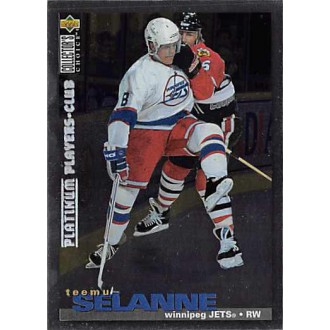 Paralelní karty - Selanne Teemu - 1995-96 Collectors Choice Players Club Platinum No.244