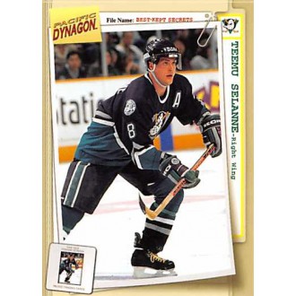 Insertní karty - Selanne Teemu - 1997-98 Dynagon Best Kept Secrets No.4