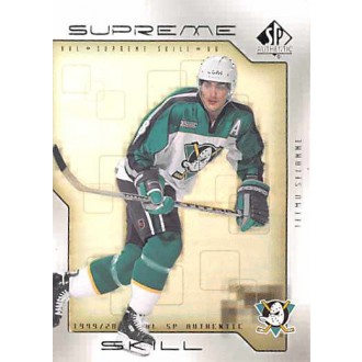 Insertní karty - Selanne Teemu - 1999-00 SP Authentic Supreme Skill No.SS2